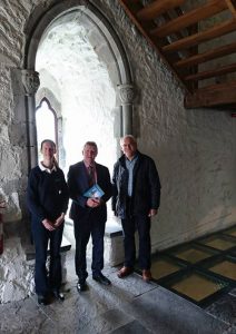 Athenty Castle Visit by Minister Sean Canney TD Galway East