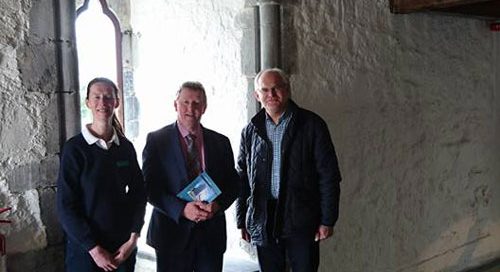 Athenty Castle Visit by Minister Sean Canney TD Galway East