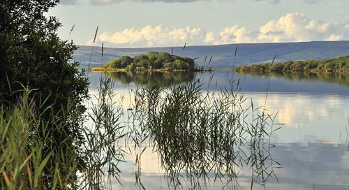 Lowering Lough Allen