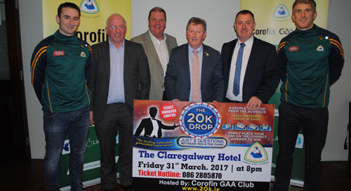 Launch of Corofin GAA Club 20K Drop Fundraiser