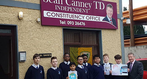 Visit by St Jarlath's College Students