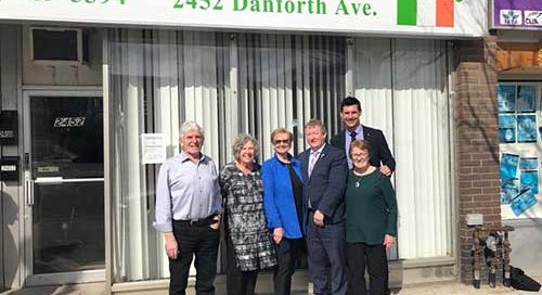 VISIT TO THE EMERALD ISLE SENIORS SOCIETY IN TORONTO