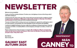 Sean Canney TD - Newsletter August 2024